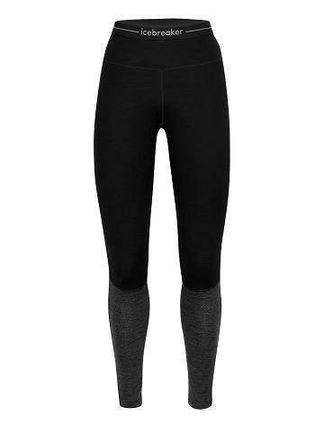Dámské Legíny Icebreaker Merino 260 ZoneKnit™ Černé | CZ 1400ZUTG